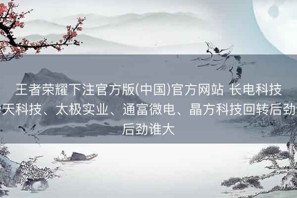 王者荣耀下注官方版(中国)官方网站 长电科技、华天科技、太极实业、通富微电、晶方科技回转后劲谁大