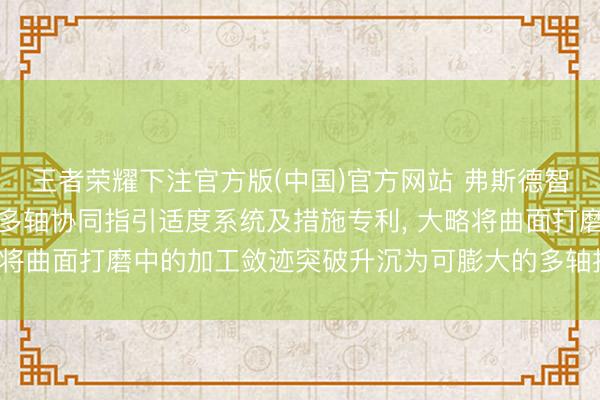 王者荣耀下注官方版(中国)官方网站 弗斯德智能请求工业机器东谈主多轴协同指引适度系统及措施专利， 大略将曲面打磨中的加工敛迹突破升沉为可膨大的多轴指引适度效果