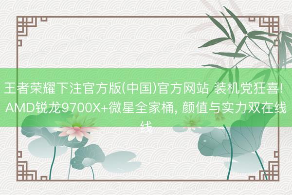 王者荣耀下注官方版(中国)官方网站 装机党狂喜! AMD锐龙9700X+微星全家桶， 颜值与实力双在线
